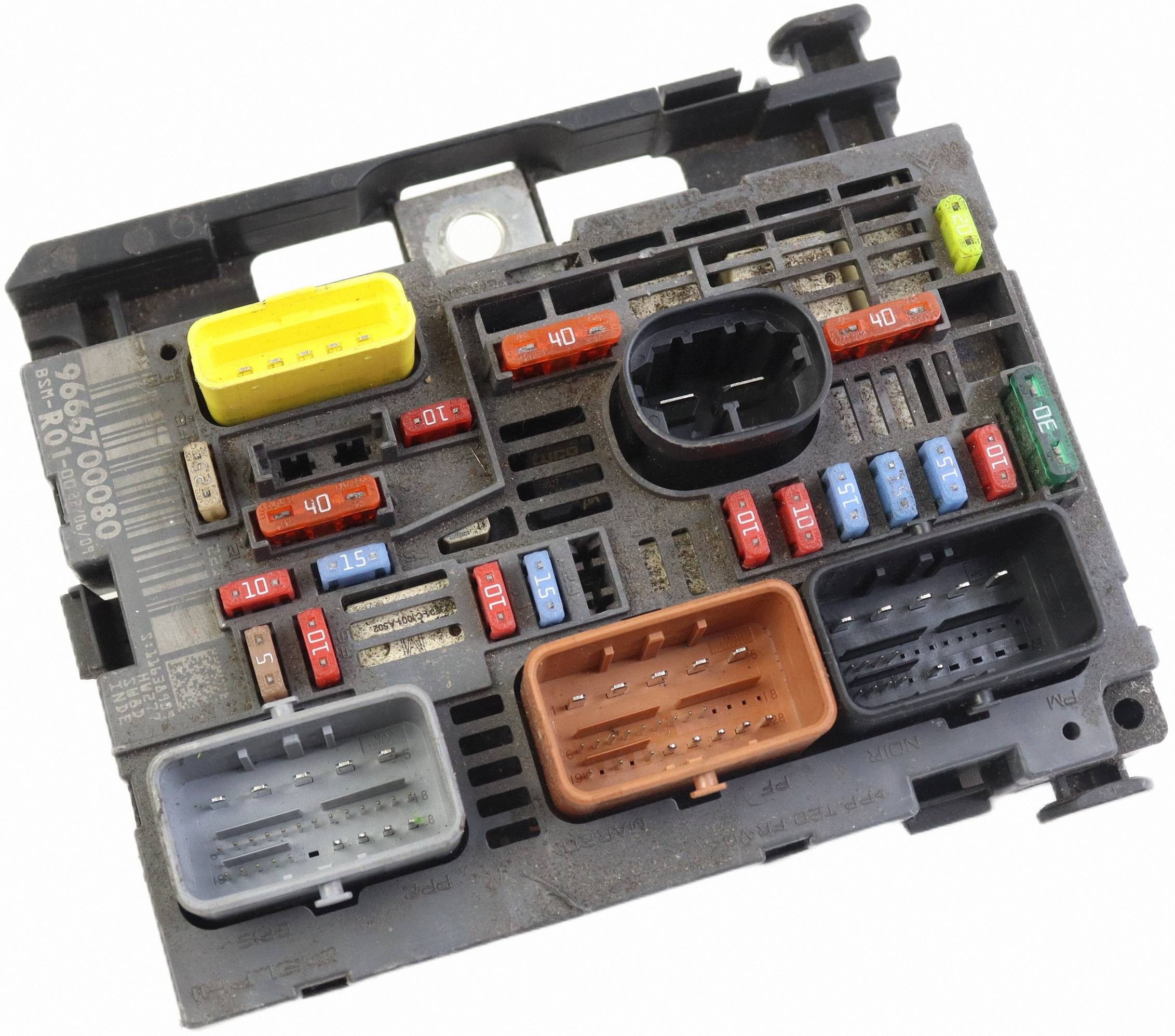 CITROEN PEUGEOT modul kasten bedienteil BSM 9666700080