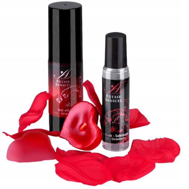 Extase Sensual Red Temptation Sada pro páry ideální pro romantický večer