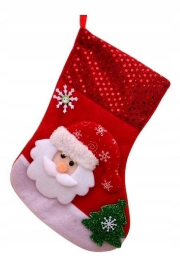 Dekorativní Vánoční Ponožky Mikuláš Na Krb Boty Dárek Ozdoba Vánoc