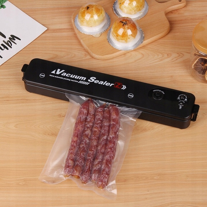 ZGRZEWARKA PRÓŻNIOWA DO ŻYWNOŚCI + 10 WORKÓW VACUUM SEALER MASZYNKA Liczba zgrzewów 1