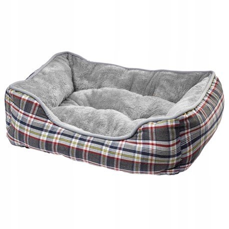 Levně pelíšek pro psa 61x48x18 cm otočný polštář pro