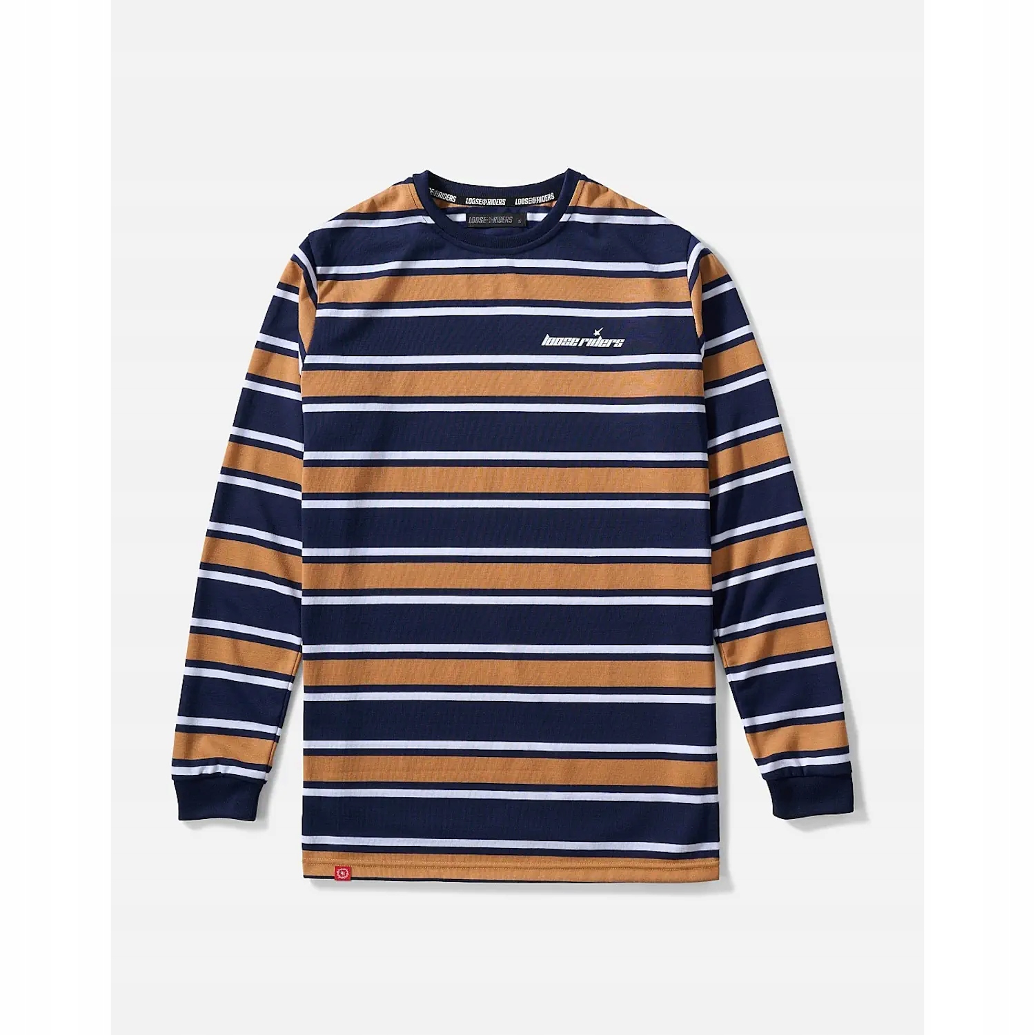 Tričko s dlouhým rukávem Loose Riders Tech Tees Austin blue S