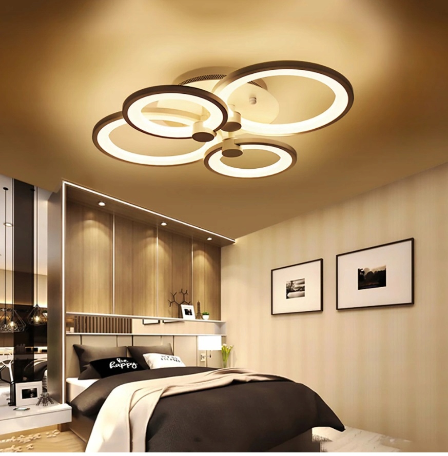 LAMPA LED RING LAMPA SUFITOWA PLAFON ŻYRANDOL RING + Pilot Marka Amper