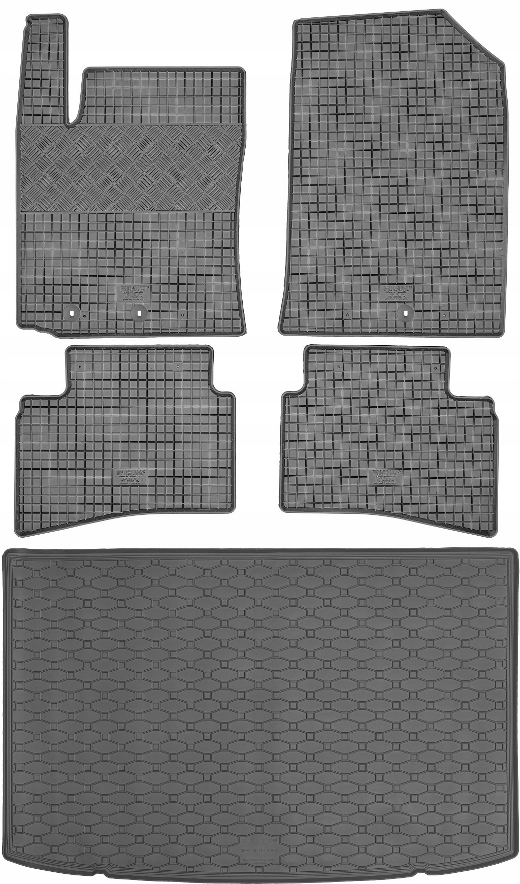 Kia Stonic Crossover od roku 10.2017 Sada Koberčeky batožinový priestor