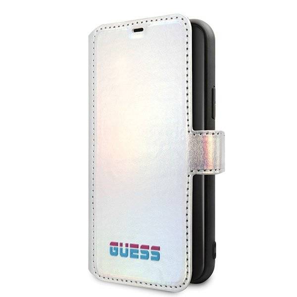 

Etui Guess z klapką do Apple iPhone 11 Pro Srebrny