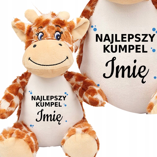 

Miś Przytulanka Żyrafa Twoje Imię Piękne Top