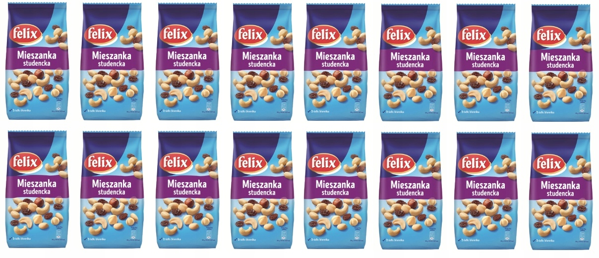 Levně 16x 200g Felix Studentská směs Karton