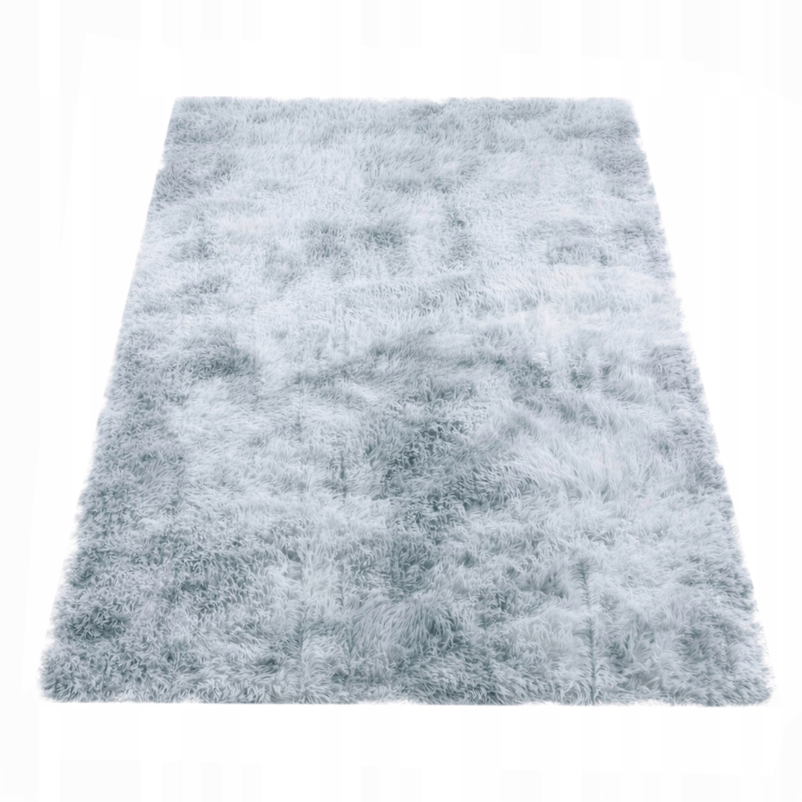 Koberec Shaggy Sivý 200X300 Mäkký Plyšový Chlpáč Do Obývačky