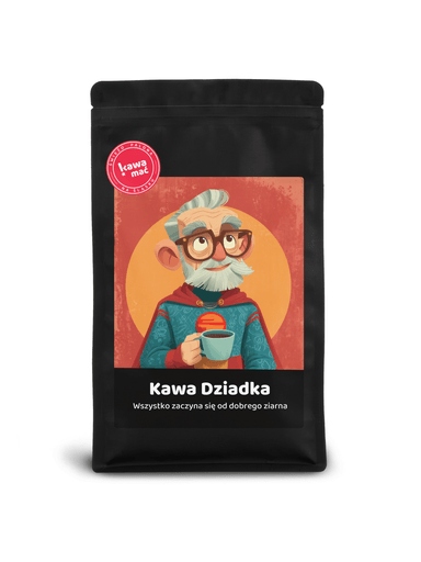 Levně Káva zrnková Dědečka 1 kg Čerstvě pražená z pražírny KávaMať