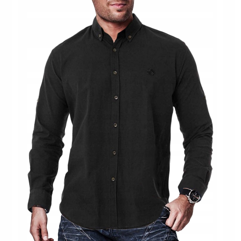 Pánská košile Premium Casual bavlněná s přídavkem lnu Regular