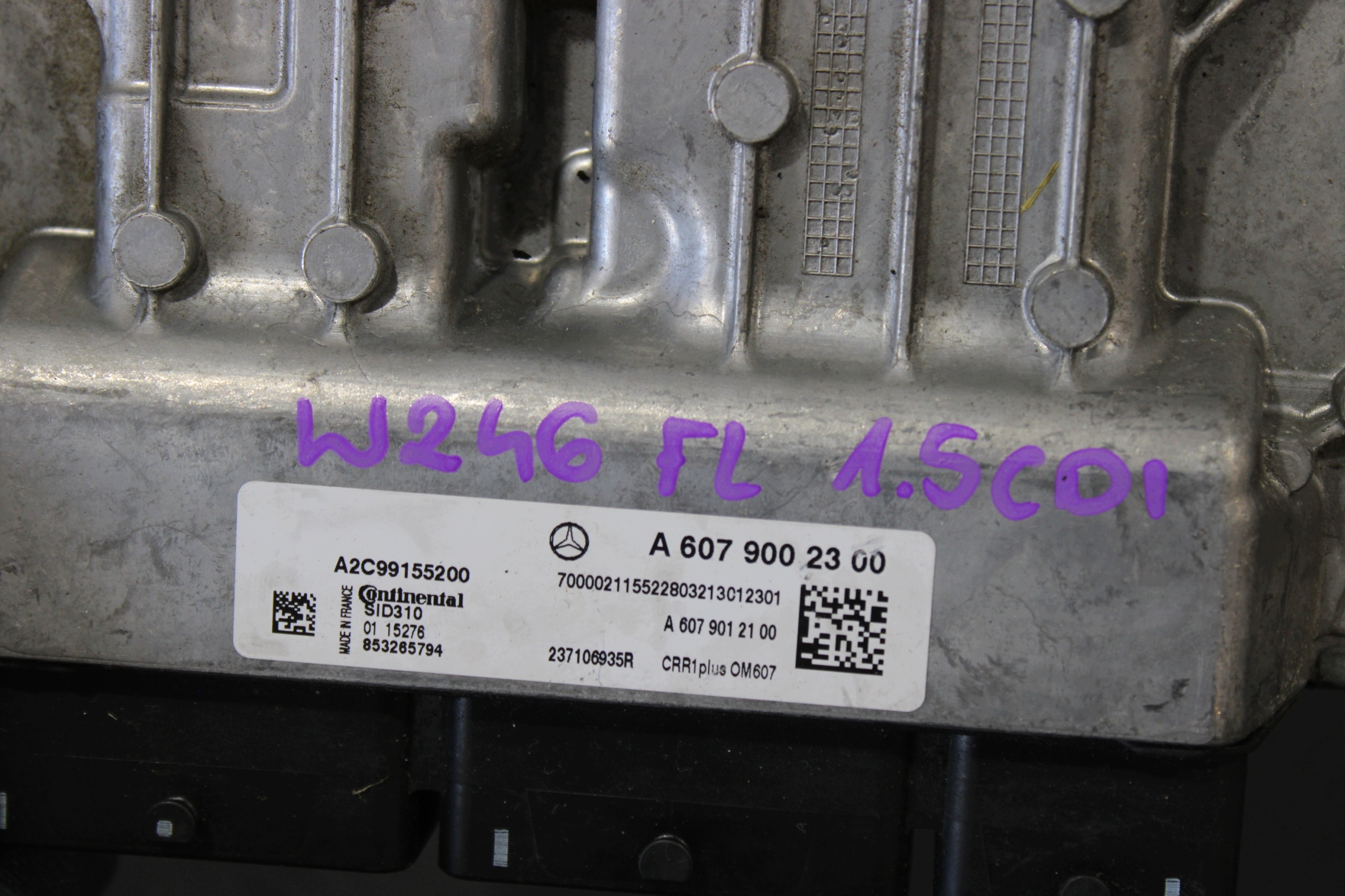 computer control unit of the engine A6079002300 MERCEDES B-class W246 LIFT 1.5 CDI