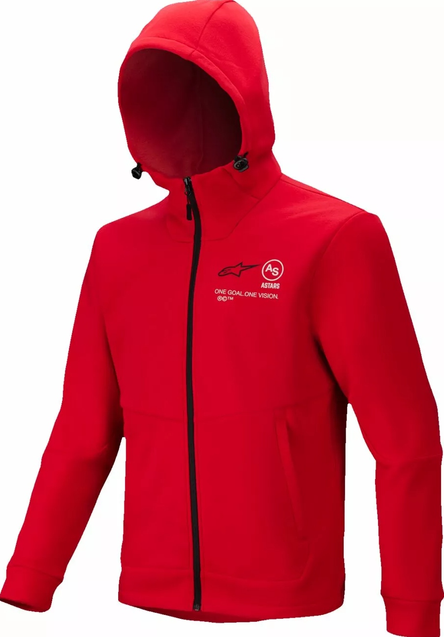 Mikina Na Cross/štvorkolka Alpinestars MX Fleece Red (2XL) 3800125-3010-2X