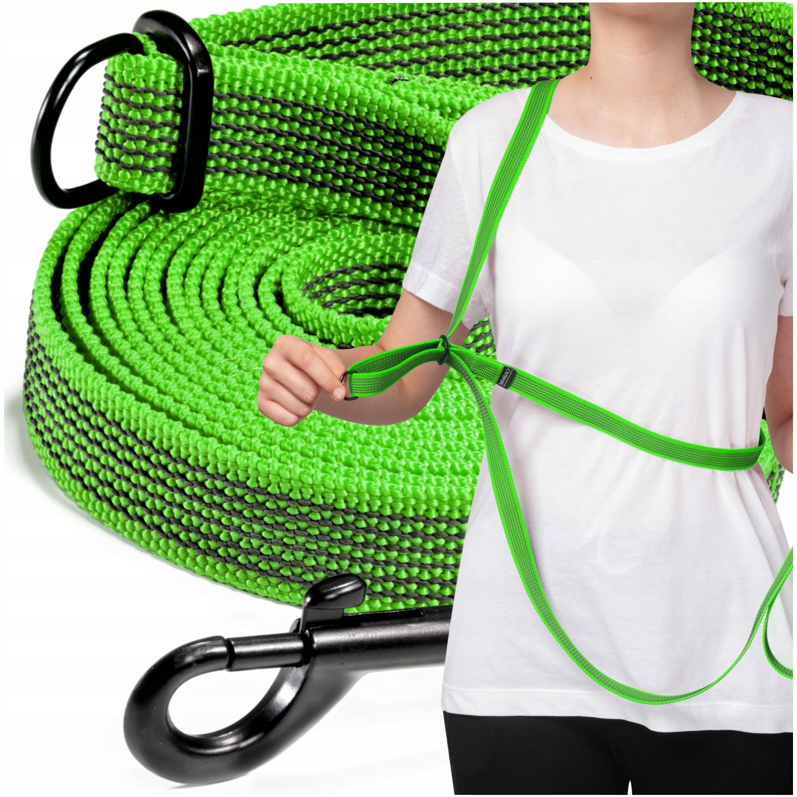 Smycz Przepinana Regulowana Treningowa Mocna 5M