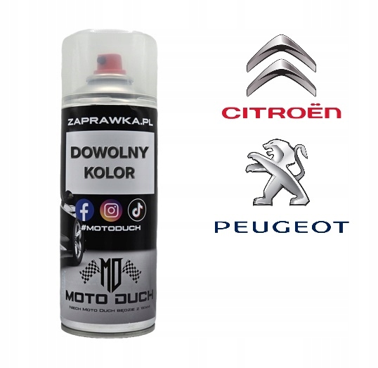 Lakier Samochodowy Citroen Peugeot Spray 400ML