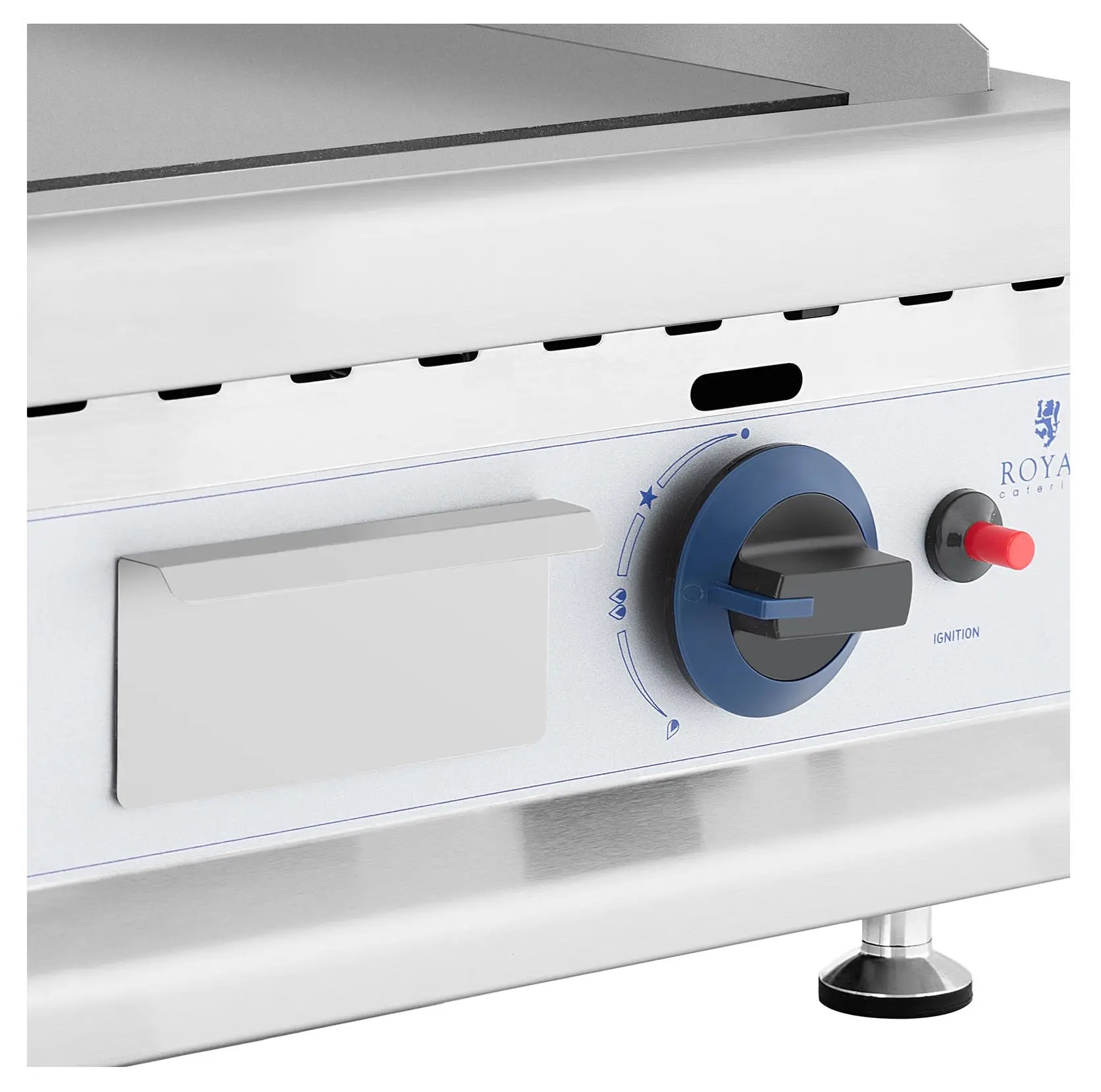 Grill gazowy gładki 35x40 cm 3000W Royal Catering RC-GG35030 10011693