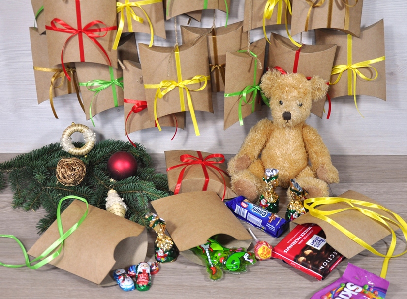 DREWNIANY KALENDARZ ADWENTOWY Z IMIENIEM DIY, EKO Rodzaj wiszący