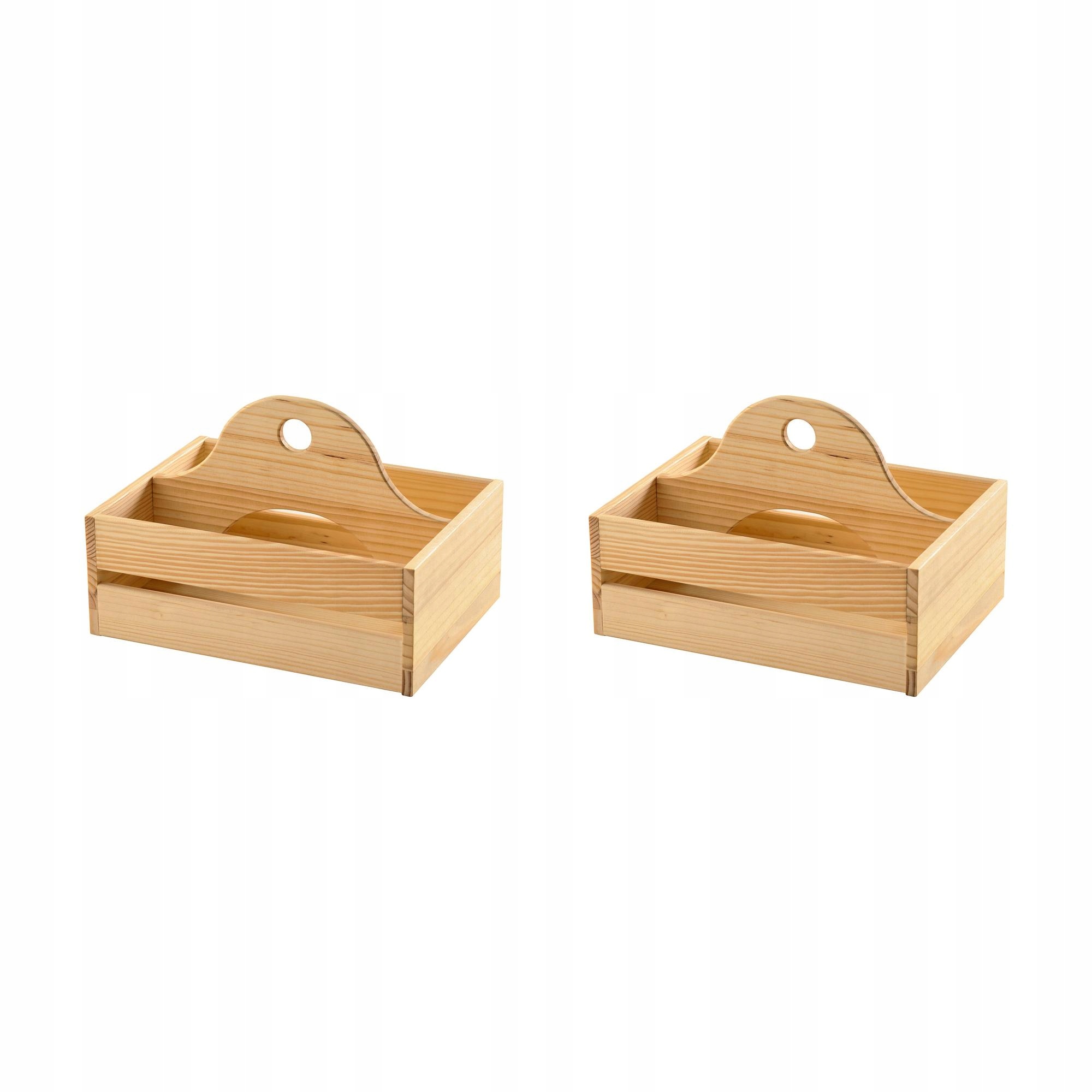 2 ks Chokladhaj Organizér na stůl dřevo 25x18 cm