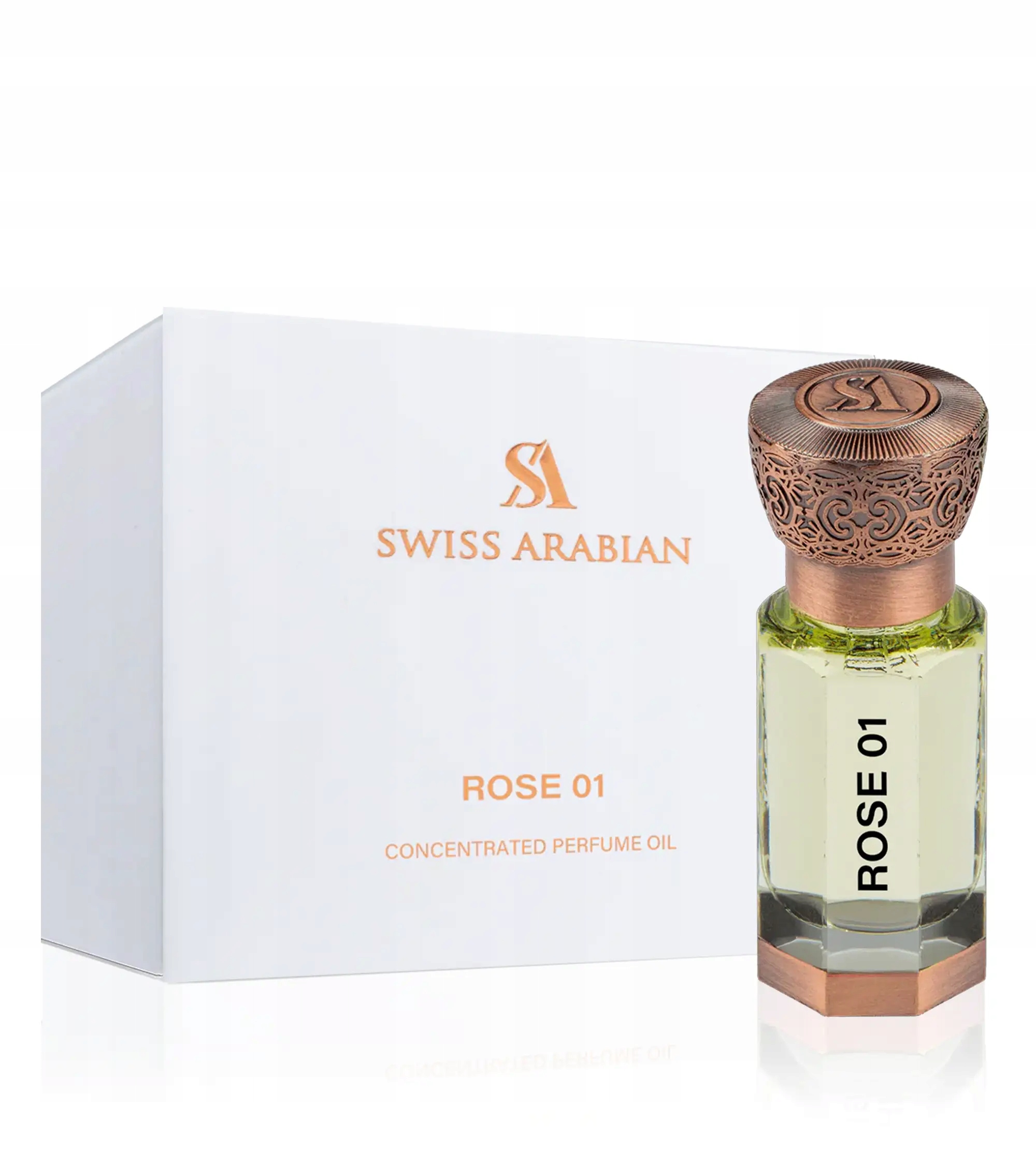 Swiss Arabian Rose 01 koncentrovaný parfémovaný olej unisex 12 ml