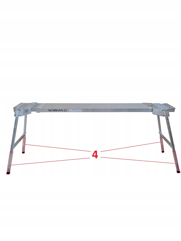 Przedłużenia LEG90 do stojaka platformy PS60 -4szt Kod producenta LEG90