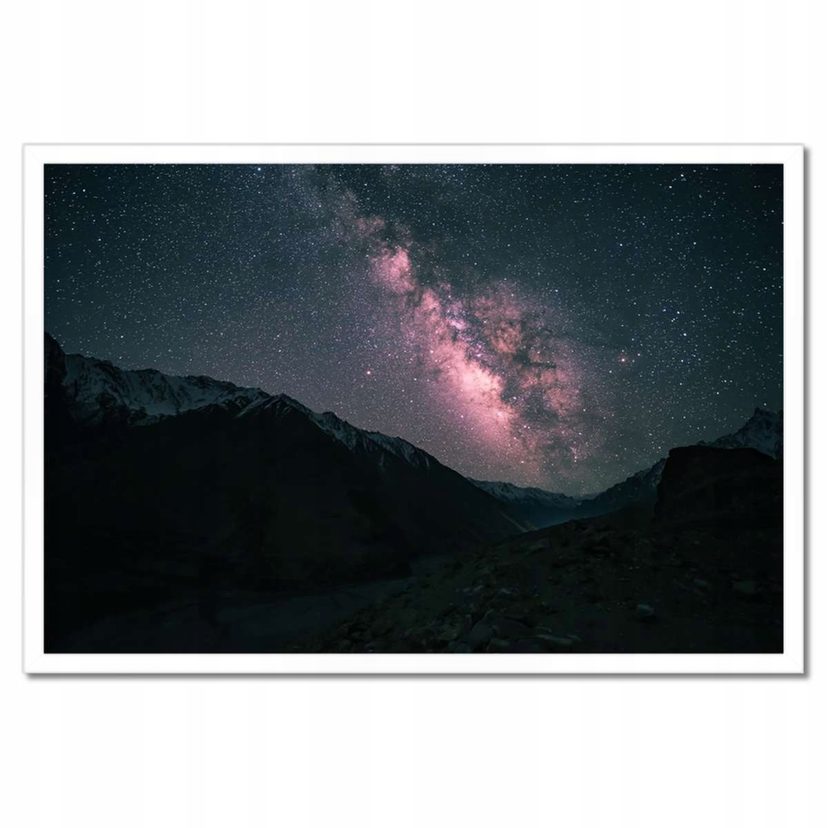 Plakáty v rámu 60x40 Mléčná dráha Rakaposhi