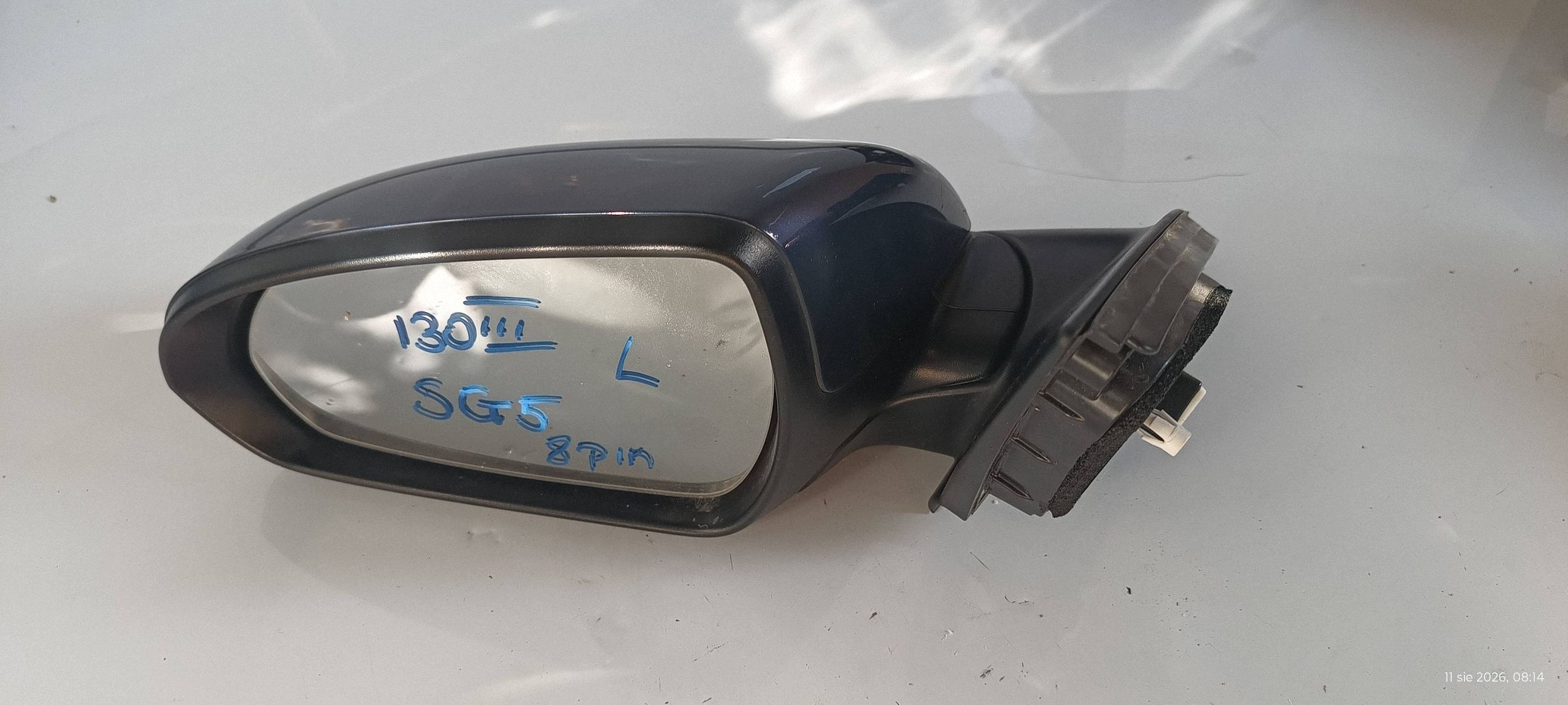 HYUNDAI I30 III mirror SG5 left 8-PIN UK 2017