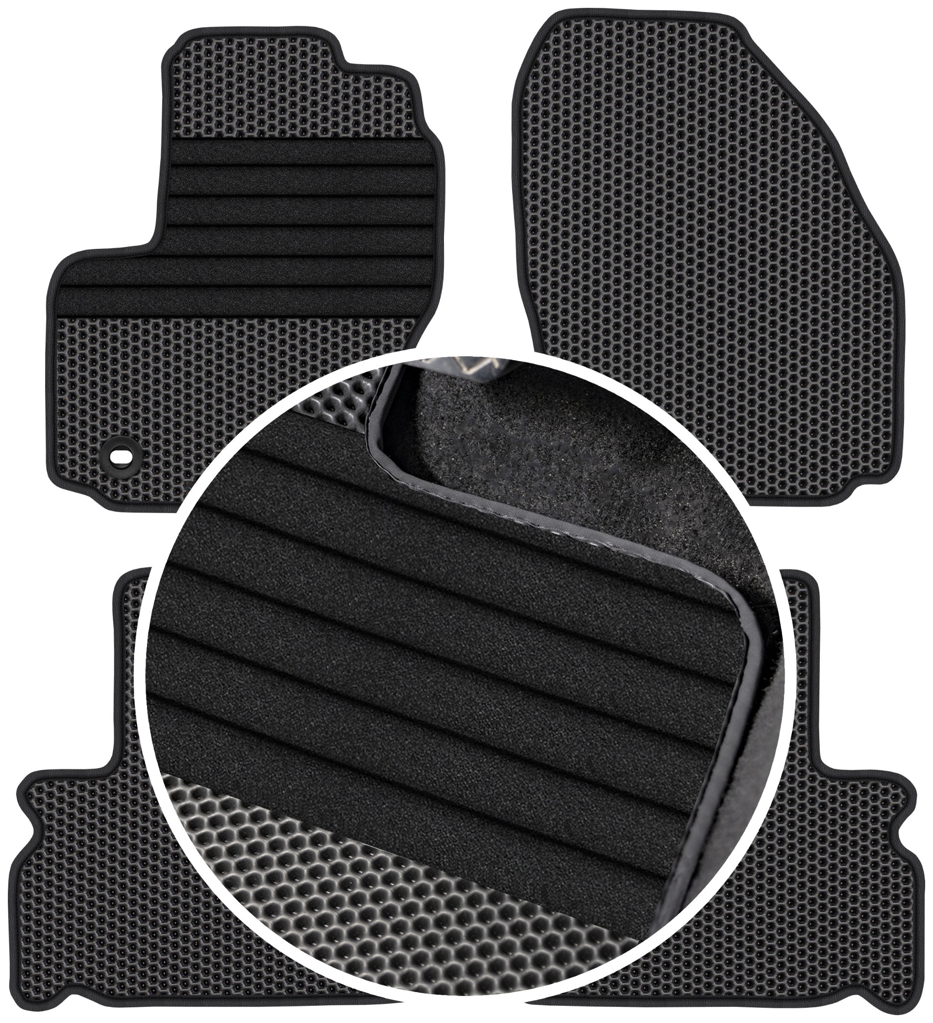 Ford Galaxy II 5os 2006-2010 Gumové rohože Eva Eternity Posilnenie XXL