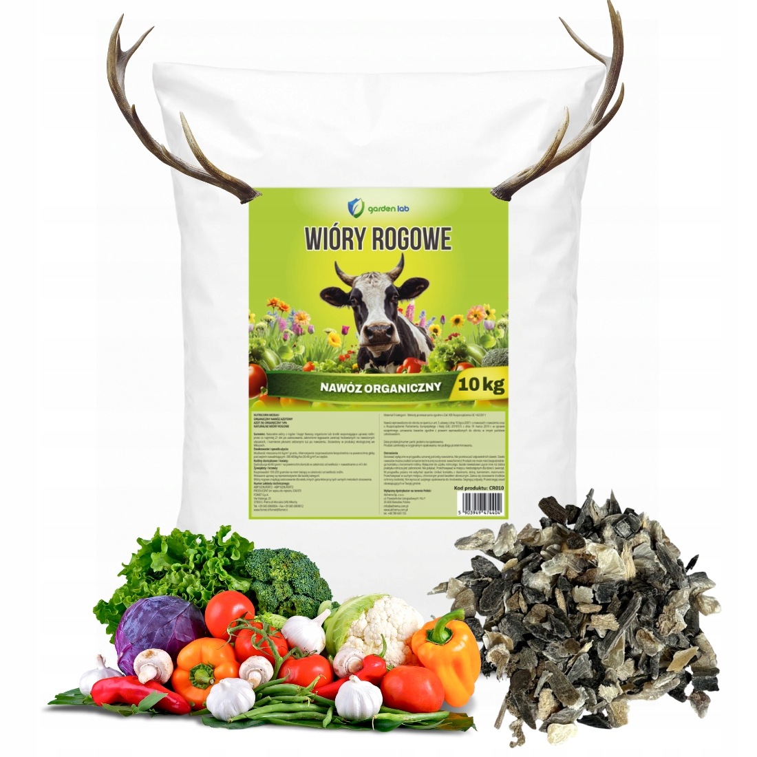 Organické podzimní hnojivo rohové hobliny 10 kg pod rajčata květy dusík 14%