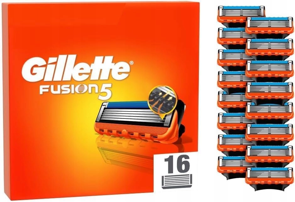 Gillette Fusion5 Fusion wymienne ostrza do maszynki do golenia 16szt