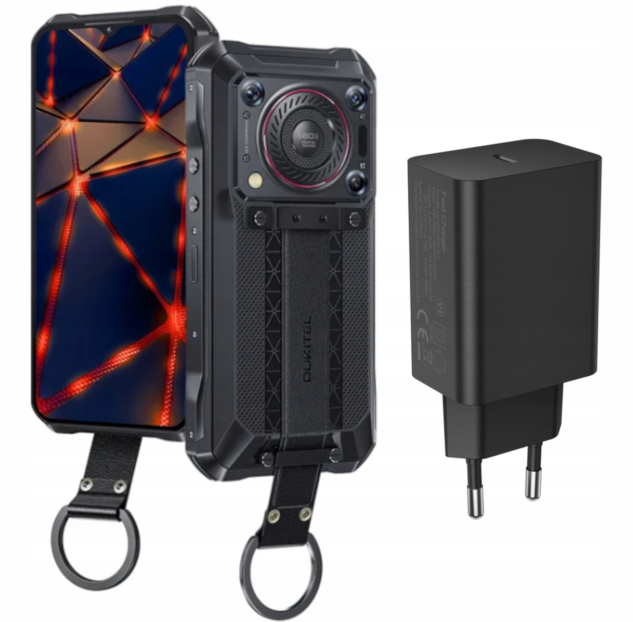 Smartfon Oukitel WP33 Pro 22000 mAh 8GB/256GB 64MP 20MP Ładowarka