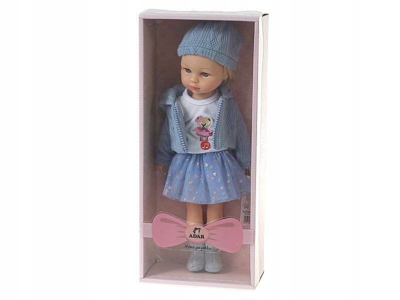 LALKA z długimi włosami blondynka MÓWI I ŚPIEWA 38cm w kolorowym pudełku Wiek dziecka 3 lata +