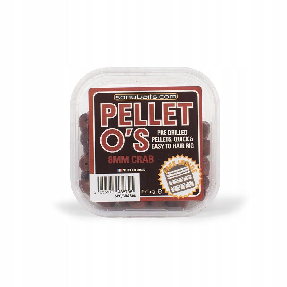 Sonubaits Pellet haczykowy O's Crab 8mm 65g