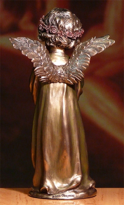 ŚLICZNA FIGURKA ANIOŁKA ANIOŁEK ANIOŁ z GOŁĄBKIEM Kod producenta 411