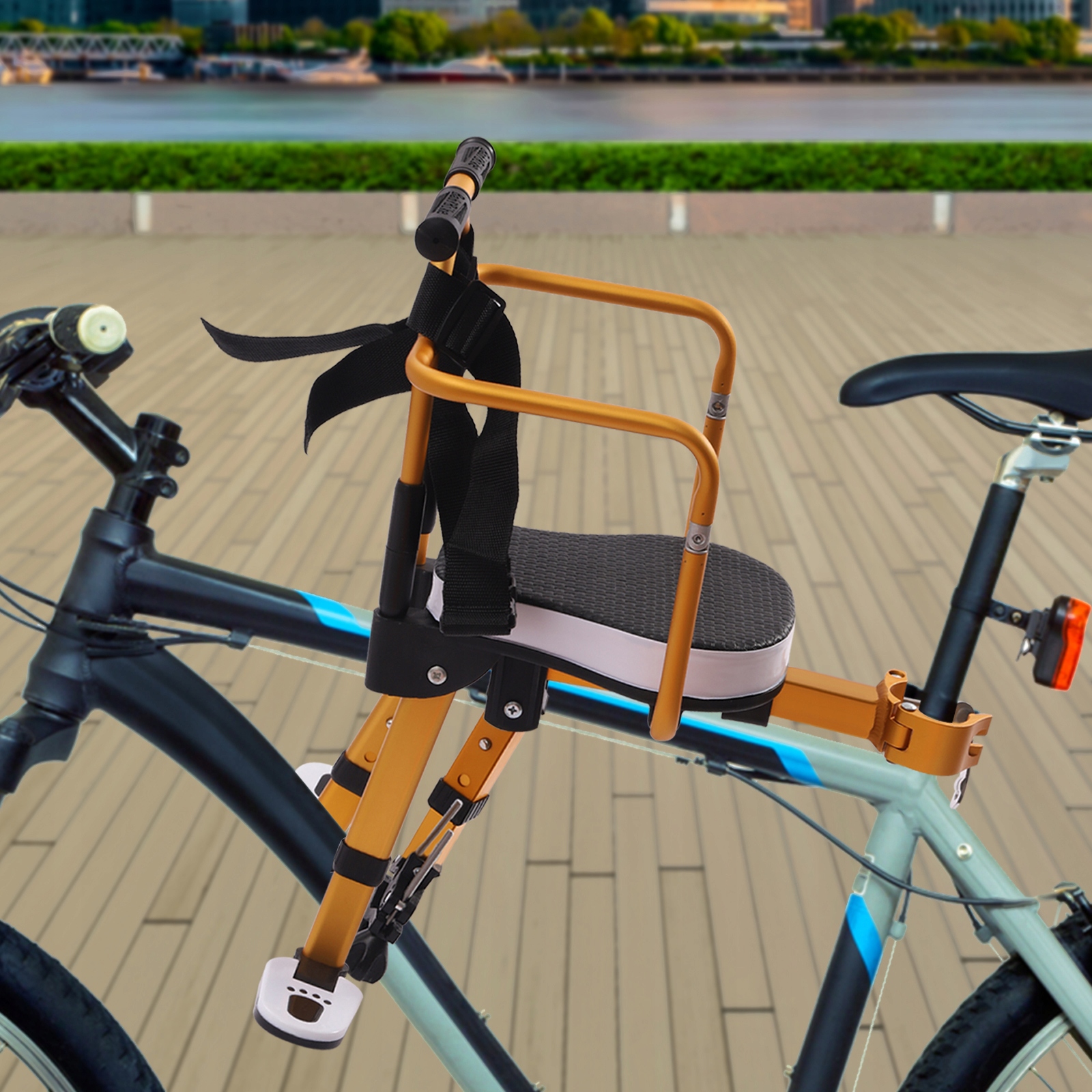 FOTELIKI DZIECIĘCE DO ROWERÓW ŻÓŁTY+CZARNY Kod producenta FOTELIKI DZIECIĘCE DO ROWERÓW CZARNY