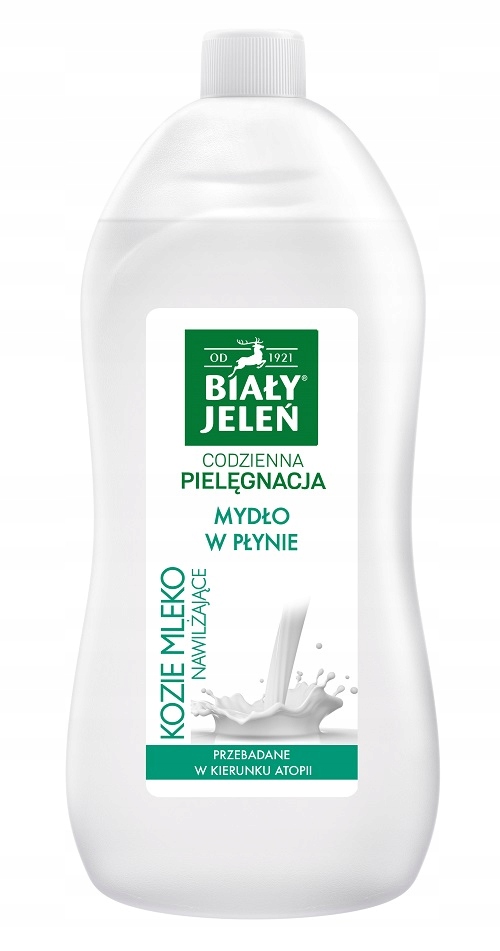

Biały Jeleń Kozie Mleko mydło w płynie zapas