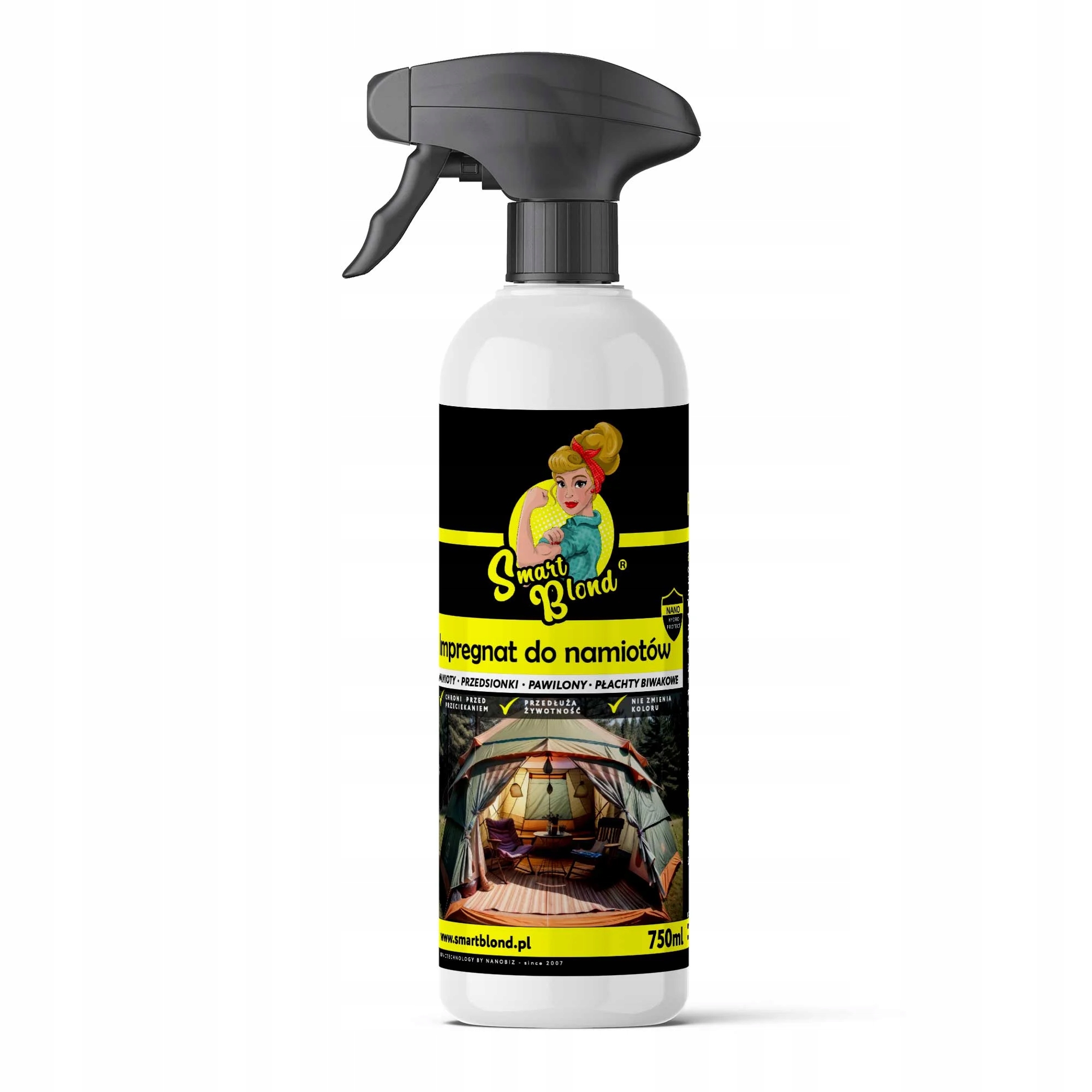Impregnat hydrofobowy przeciwdeszczowy do tarpów namiotów 750ml