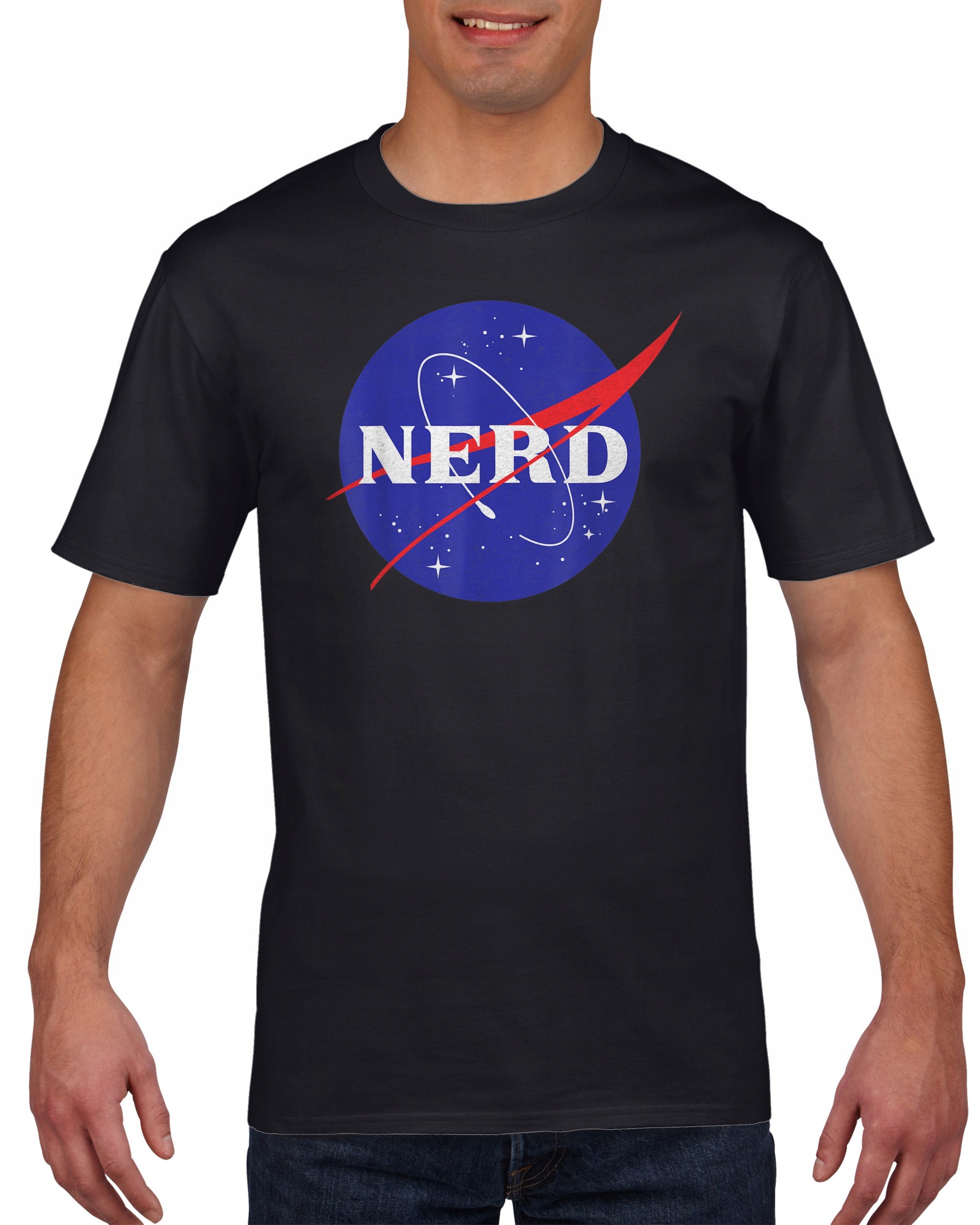 

Koszulka męska Nerd Kujon Nasa XXL