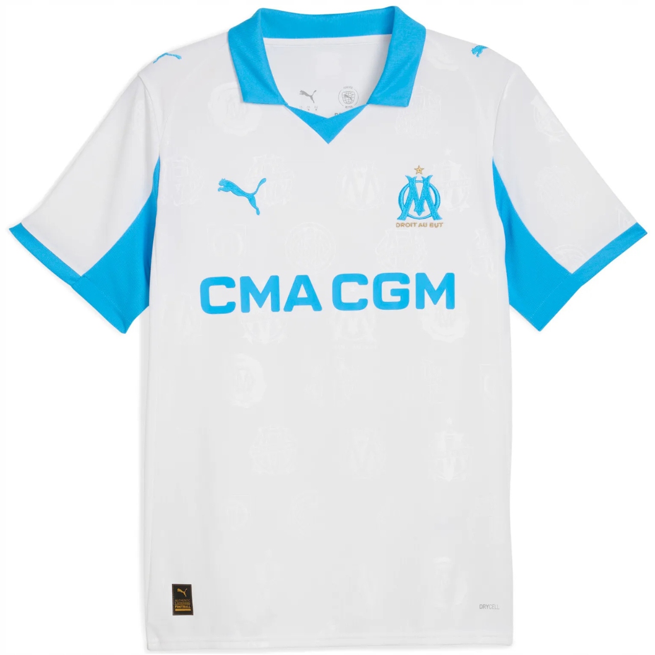 Pánská trička Puma Olympique Marseille Home Jersey 25/26 Klubová S P105