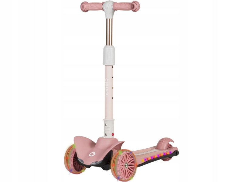 Hulajnoga 3-KOŁOWA dla dzieci Lionelo Timmy Różowy