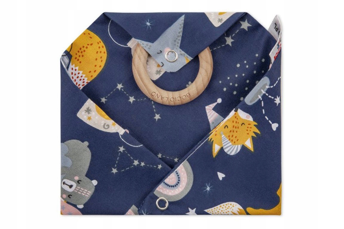 BOCIOLAND APASZKA ŚLINIAK GRYZAK DREWNIANY LIS Kod producenta BOC0104