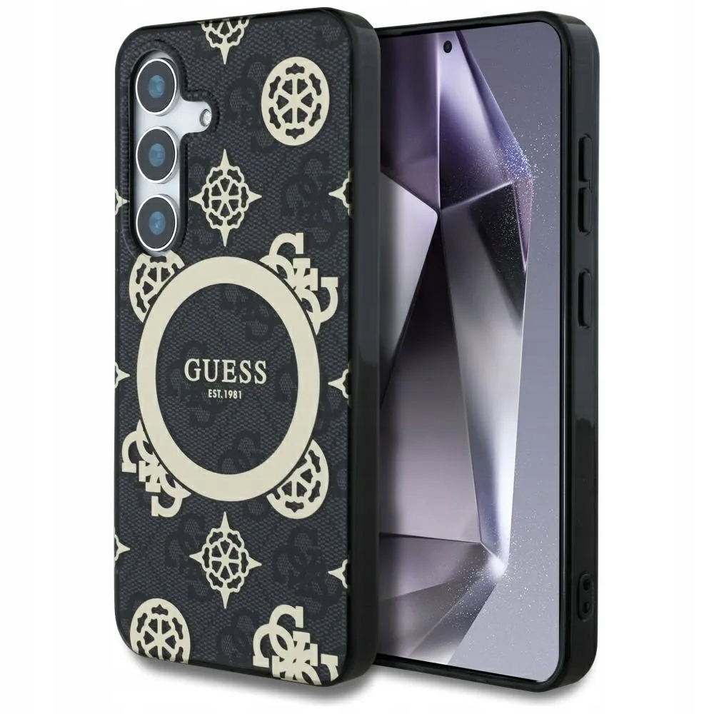Guess pouzdro pro Samsung S25 GUHMS25SH4PYEEK (Magnetic IML Peony on 4G Back)