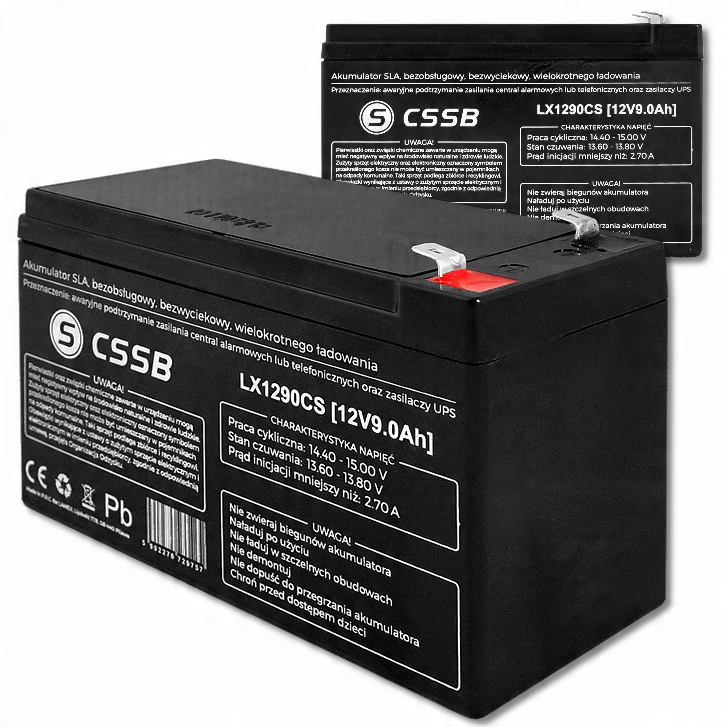 

Akumulator 12V9Ah Bezobsługowy Do Ups Alarmu