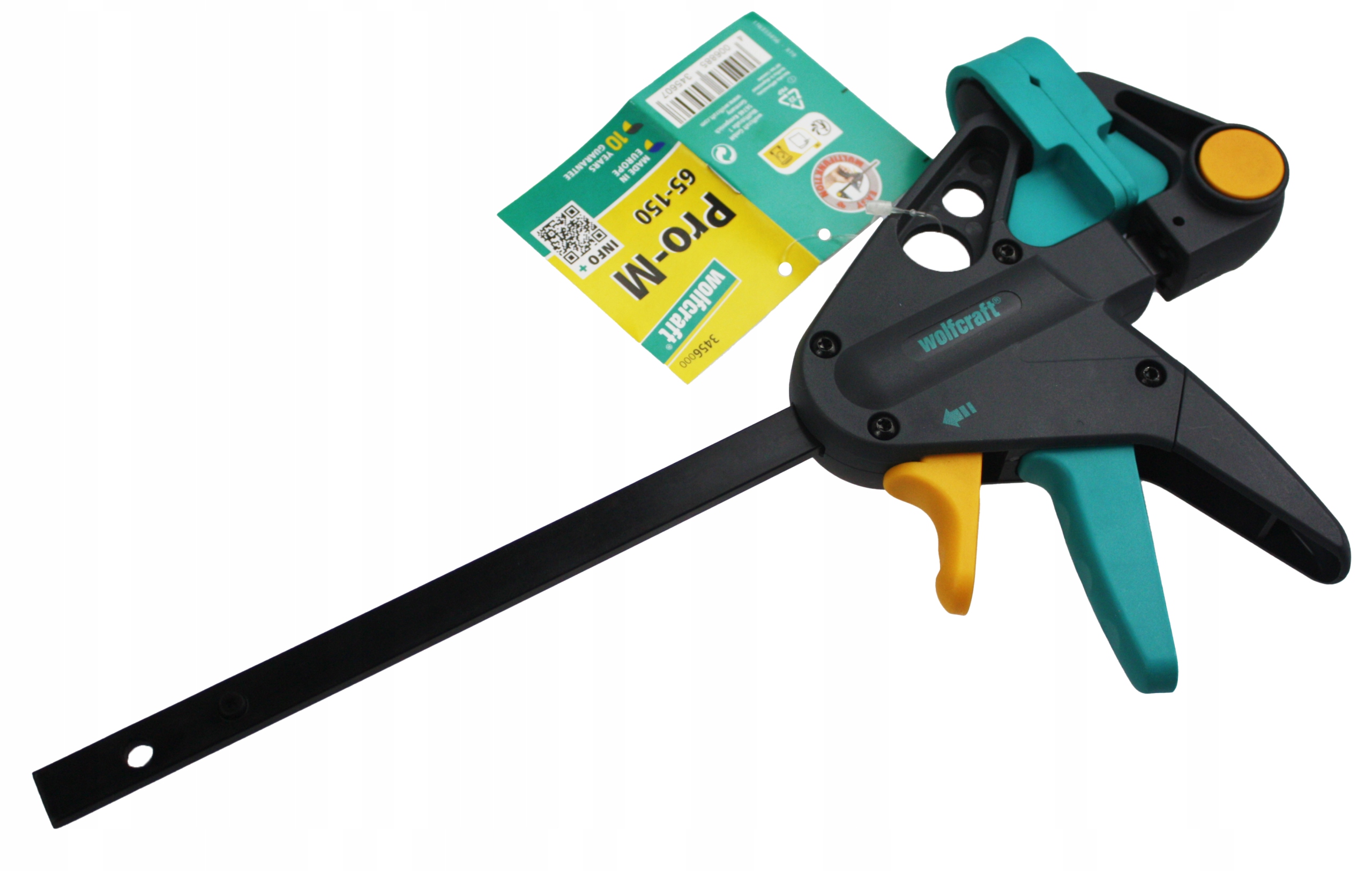 Ścisk stolarski zacisk jednoręczny 150x65mm EHZ (3456000) WOLFCRAFT Marka Wolfcraft