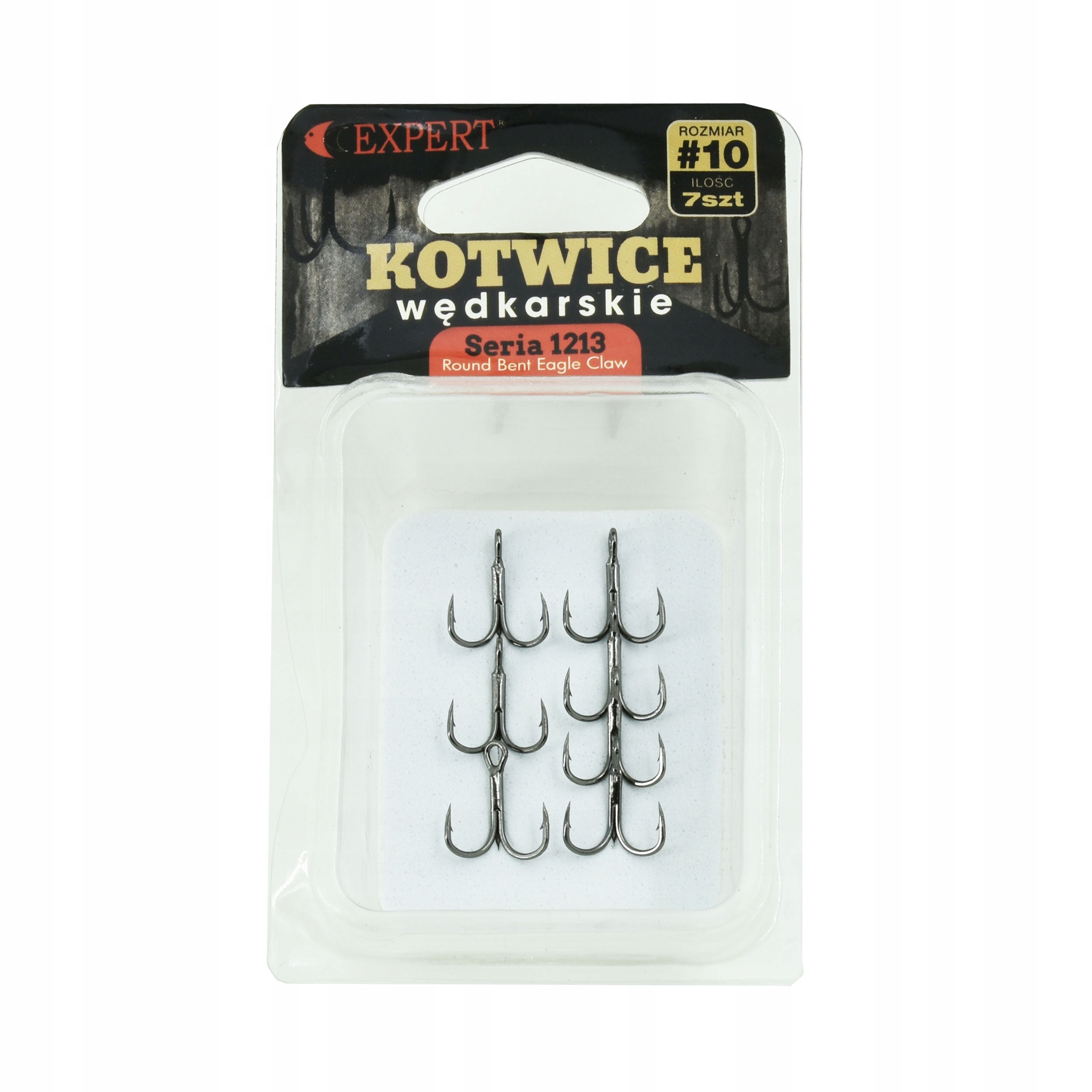 Kotwica ostra i wytrzymała Expert 1213 #10 podwójnie wzmacniana op.7szt.