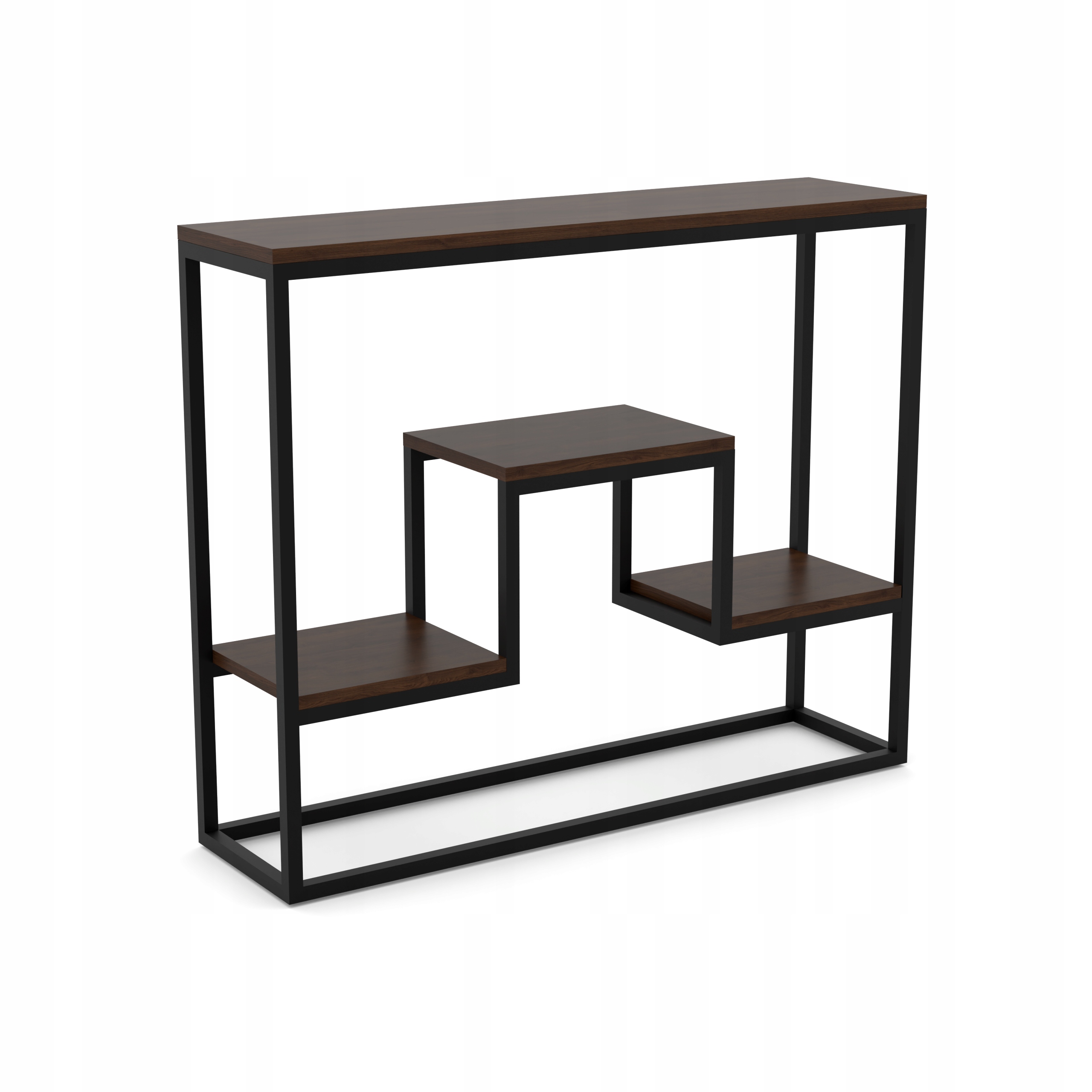 Konsola z półkami salon loft Lagos przedpokój Marka OneLoft