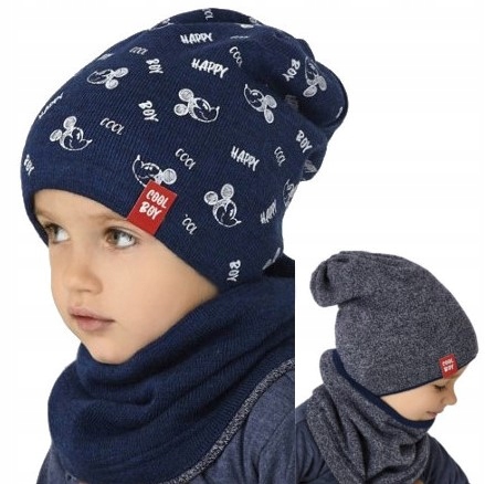 

Czapka Komin Dla Chłopca Zimowy *kolory* 4-8 lat