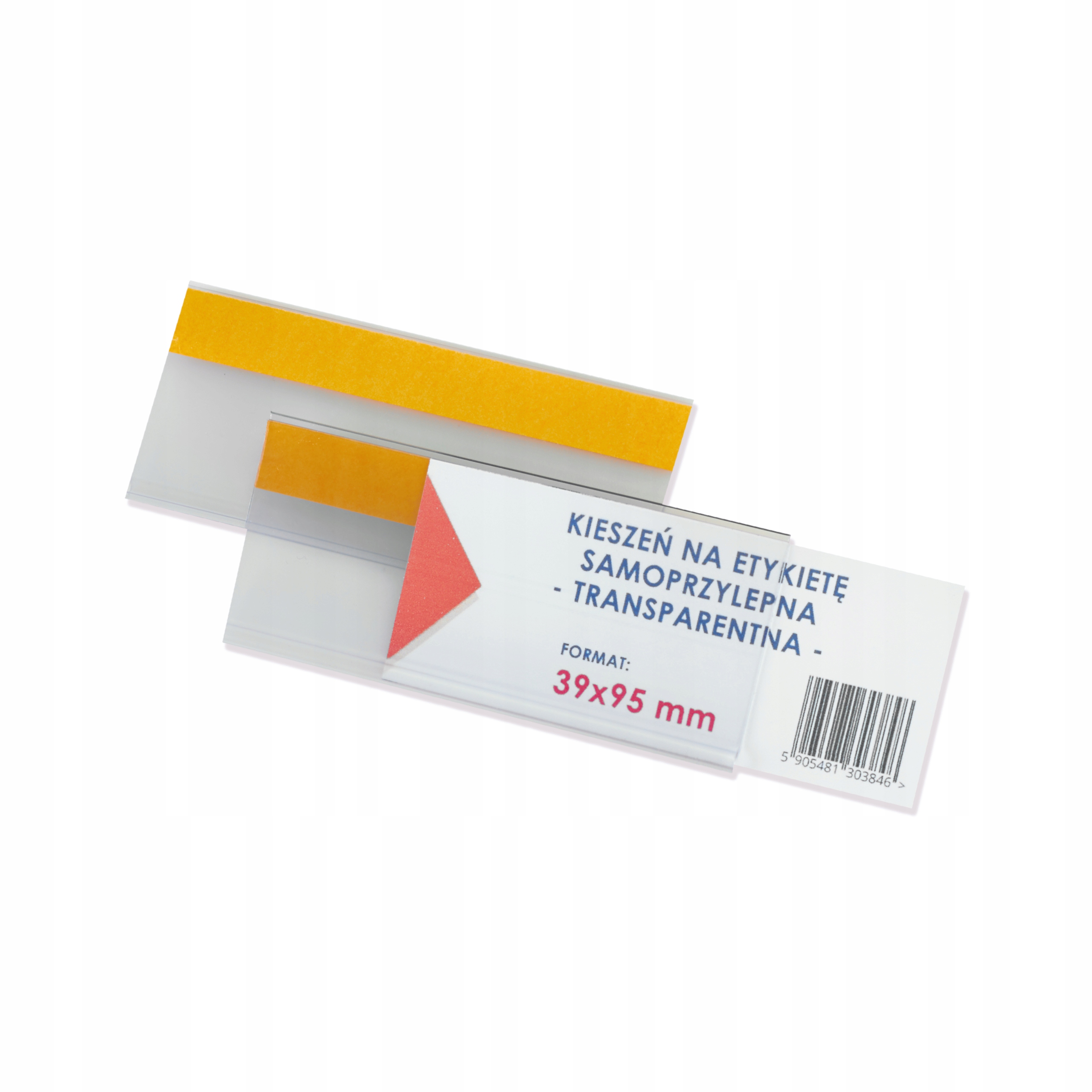 LISTWA CENOWA SAMOPRZYLEPNA DBR 39X95 MM - 100SZT Marka Display PL