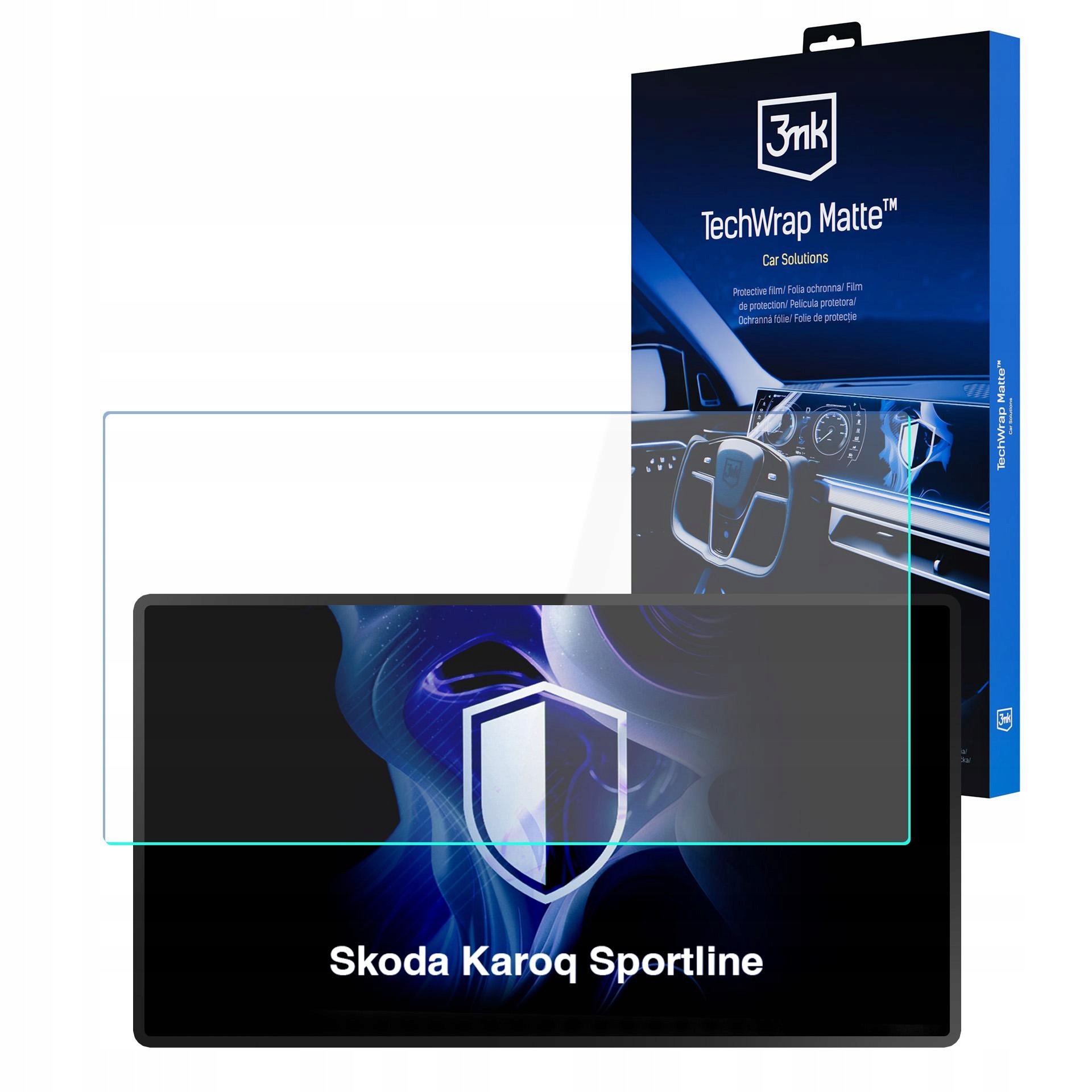Folia ochronna matowa 3mk TechWrap na ekran do Skoda Karoq Sportline
