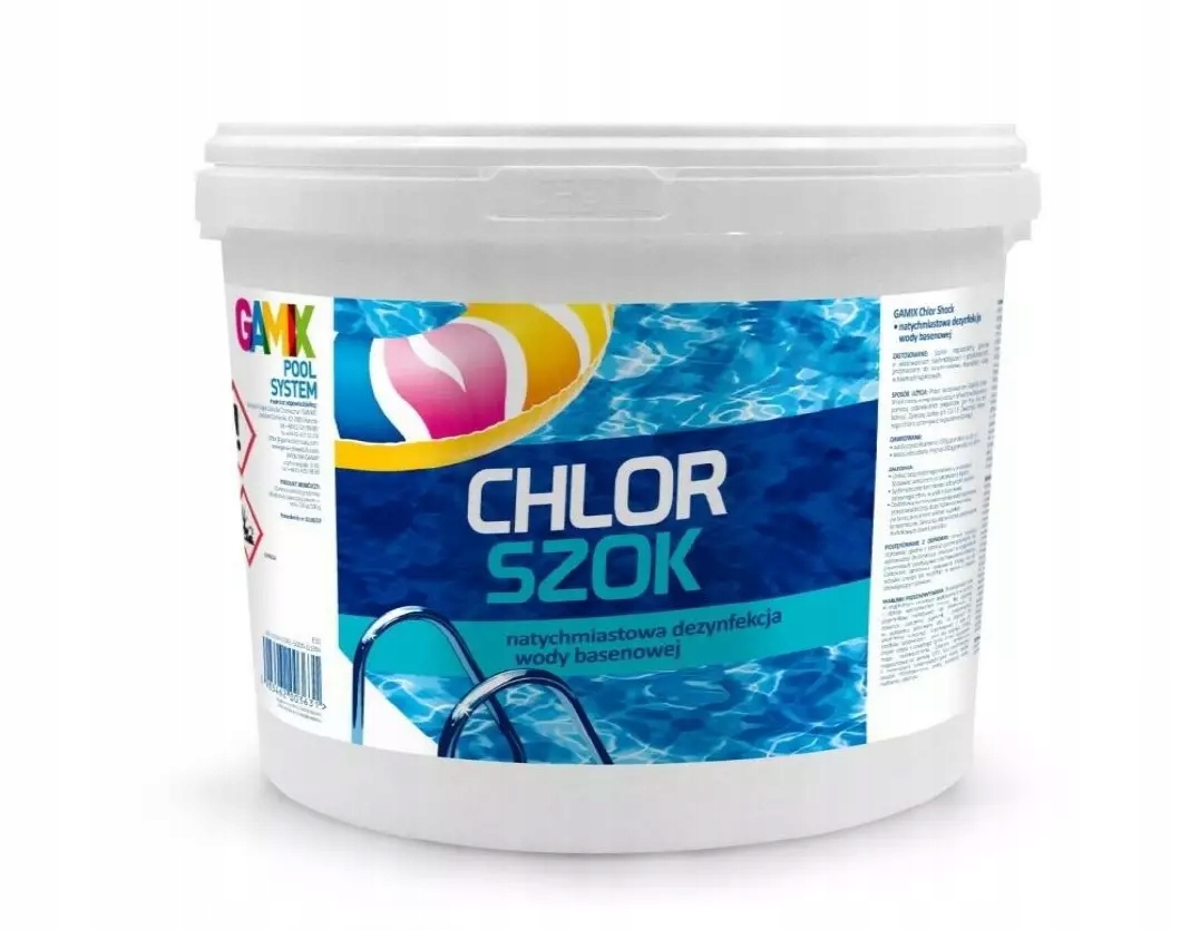 Chlor szok granulki Szybki Chlor -5 kg Gamix