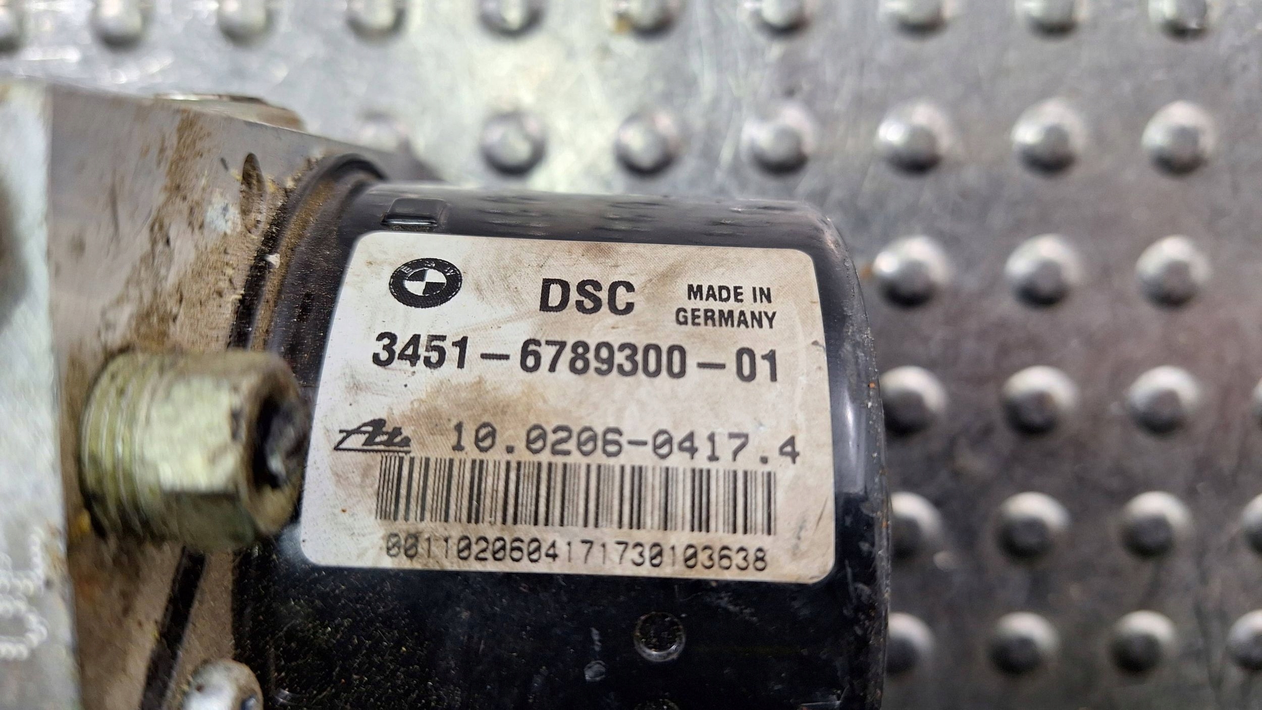 pump control unit ABS 6789301 6789300 BMW E81 E87 E90 E91 E92 E93