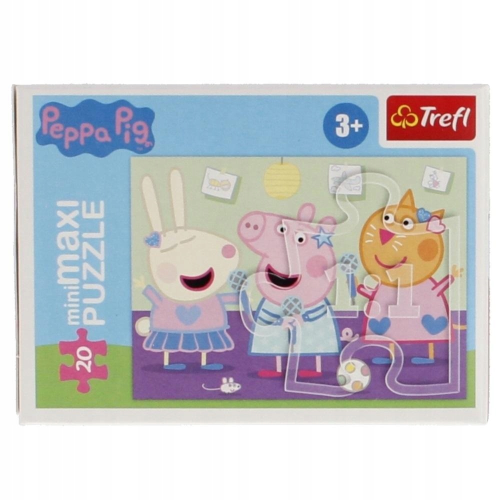 

Puzzle Trefl miniMaxi Świnka Peppa Beztroski dzień